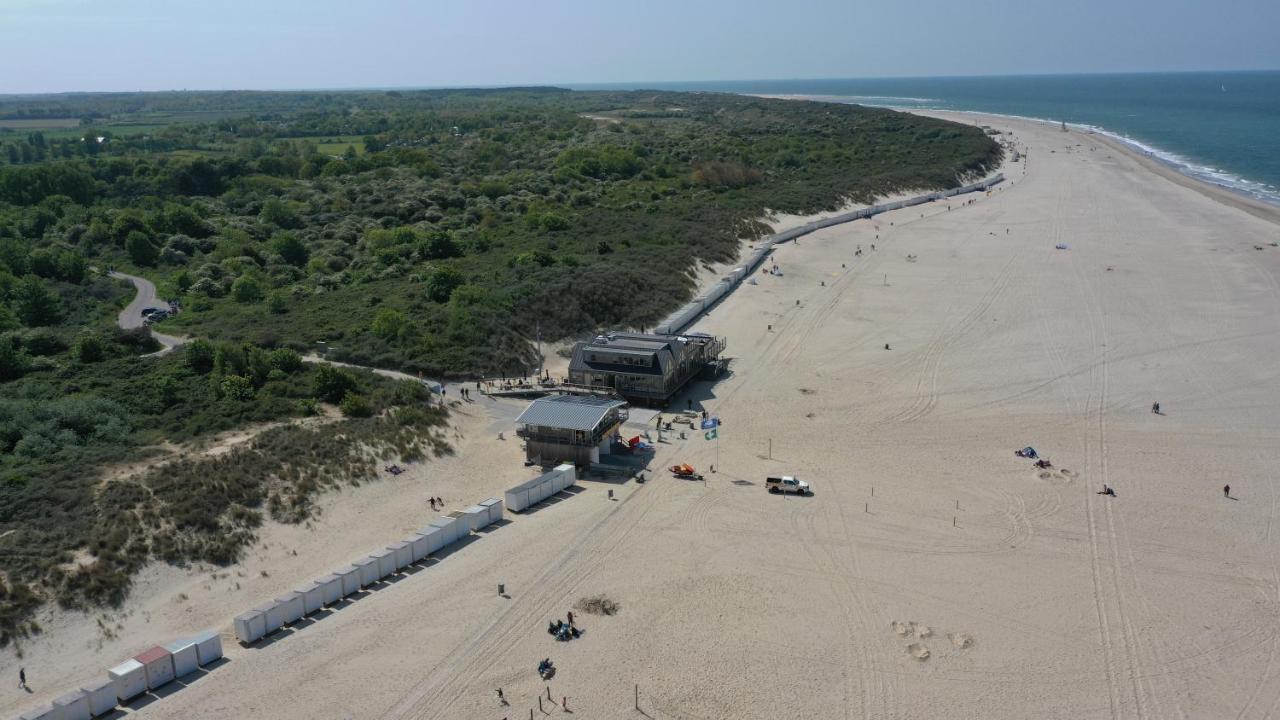 Strandbungalows Vrouwenpolder Eksteriør bilde