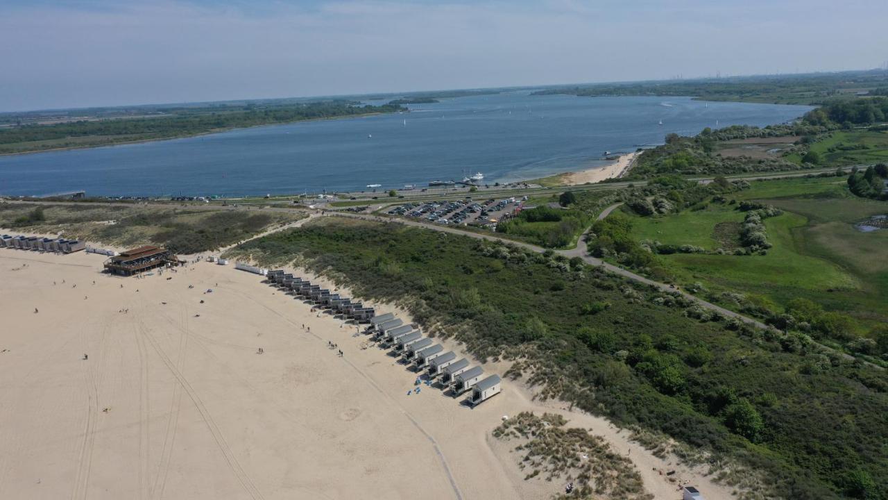 Strandbungalows Vrouwenpolder Eksteriør bilde