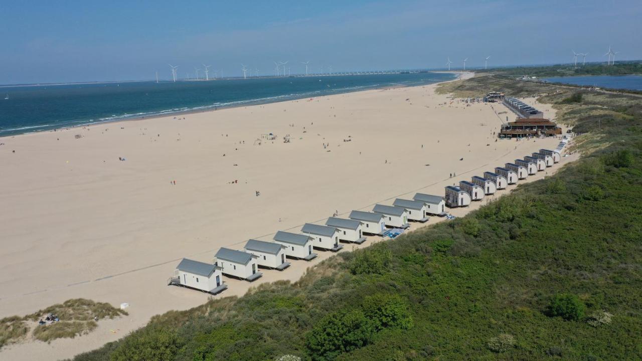 Strandbungalows Vrouwenpolder Eksteriør bilde